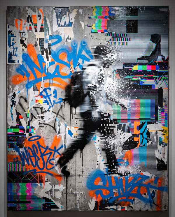 City Static — street pop artwork by Kai Reynolds City Static — street pop artwork by Kai Reynolds