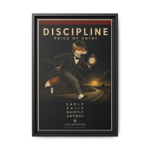 Discipline, Gold Edition | Printasso Originals