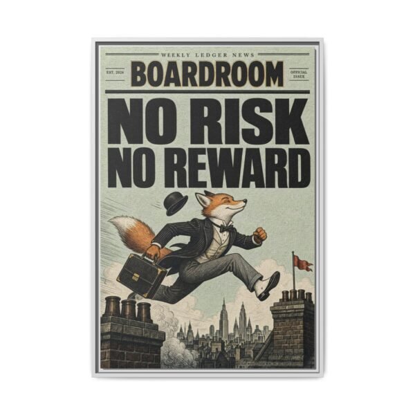 No Risk No Reward | Printasso Originals