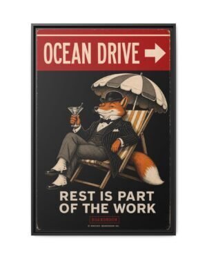 Ocean Drive Sign | Printasso Originals