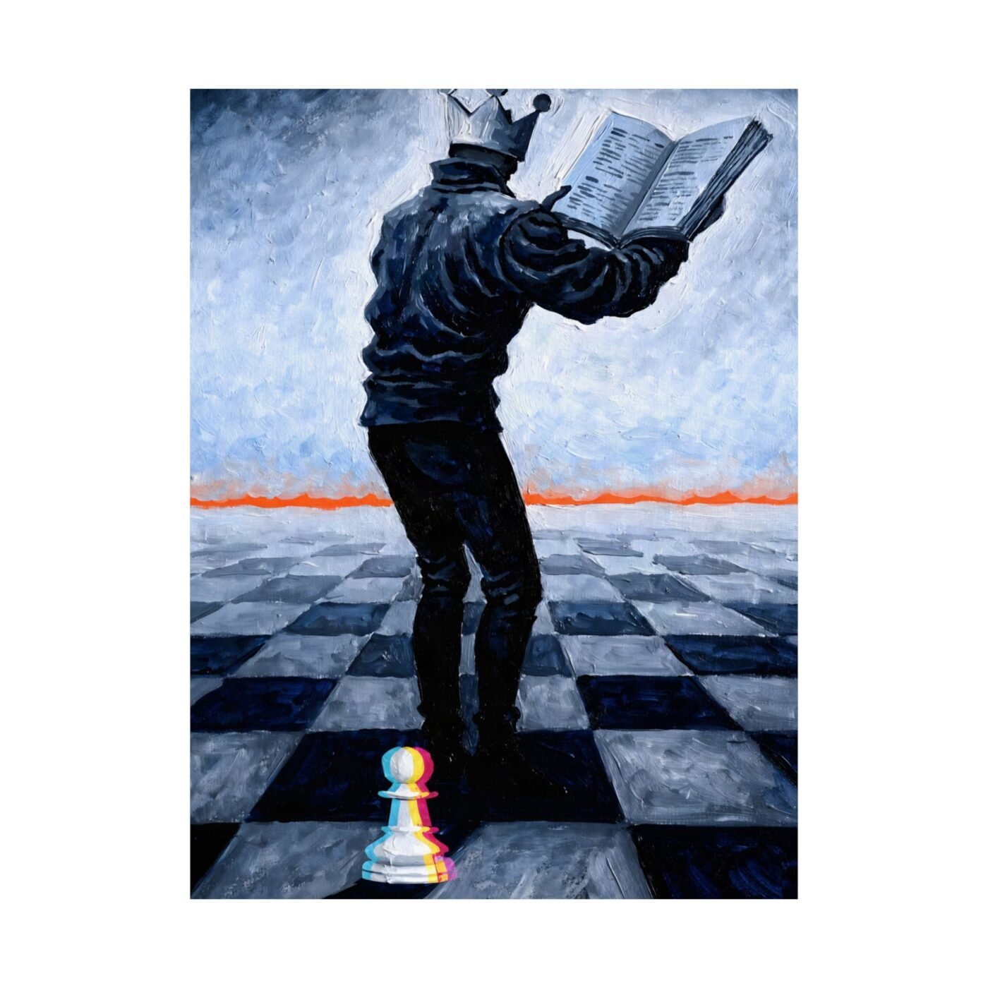 King Without Direction: When the Rules Run Backwards by Zara Moon, shown in a room