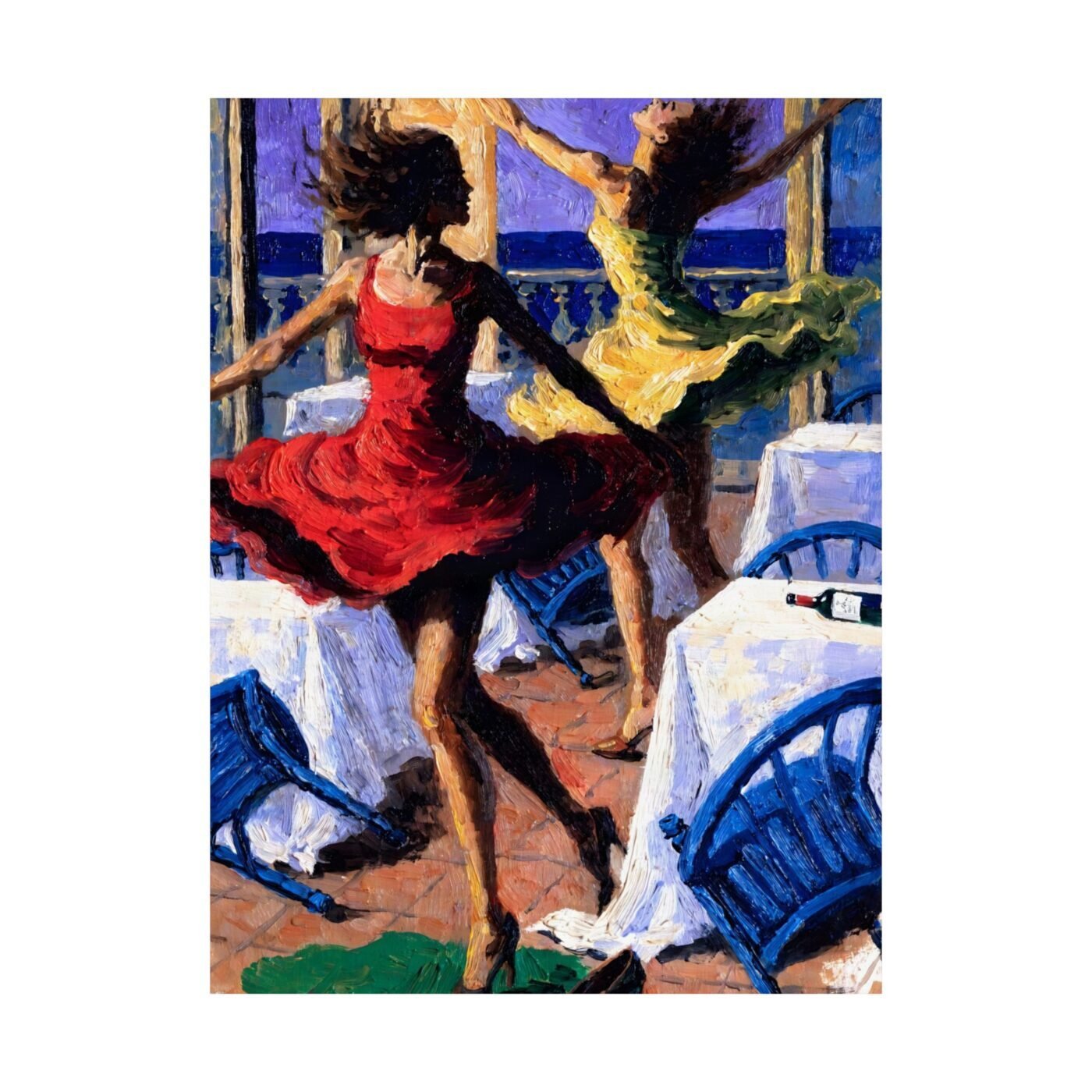 Laughing Through Last Light: Why I Kept the Floor Unfinished by Isabelle Moreau, shown in a room