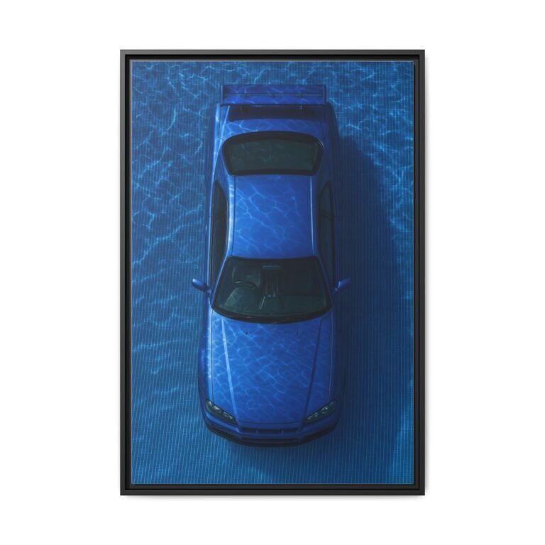 Pool framed canvas wall art