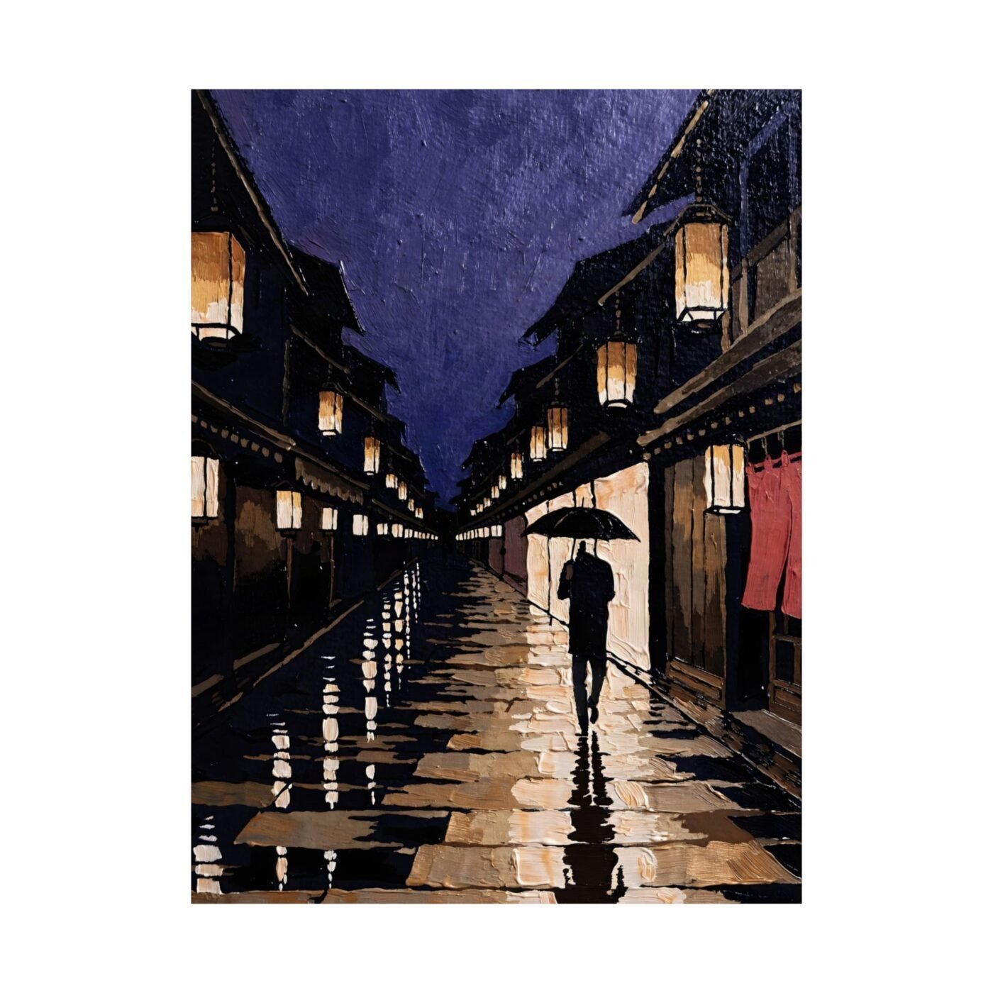 Closing Without Witness: the street empties before you notice by Yuki Tanaka, shown in a room