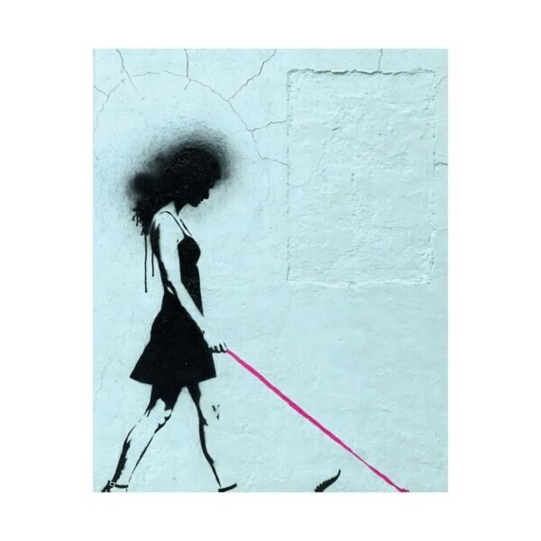 Leash Pulling Fuchsia – Luna Vasquez | Fine Art Print