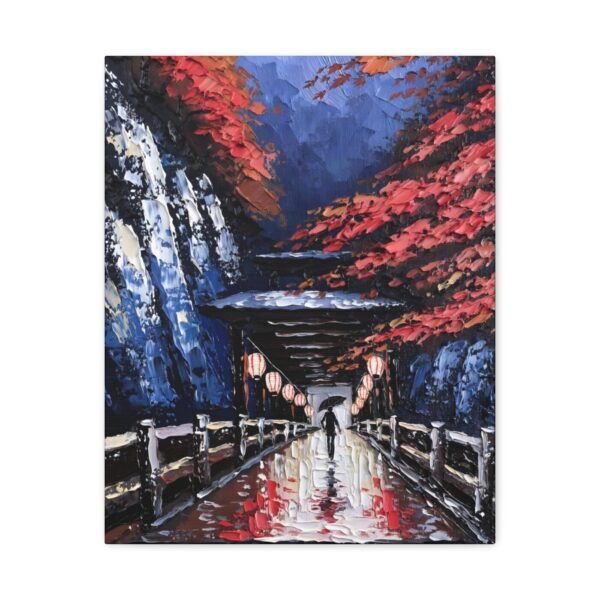 Bridge Suspended Scarlet – Yuki Tanaka | Fine Art Print