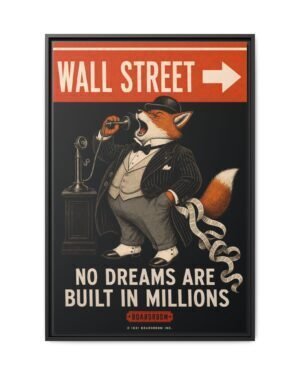 Wall Street Sign | Printasso Originals