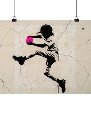Fastball Gone Tropical – Luna Vasquez | Fine Art Print