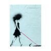 Leash Pulling Fuchsia – Luna Vasquez | Fine Art Print