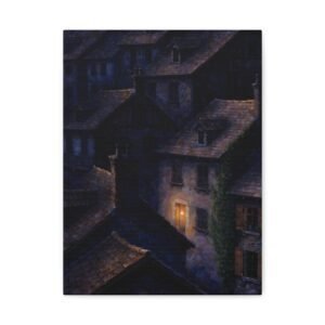 Rooftops Resting Gold – Carmen Delacroix | Fine Art Print