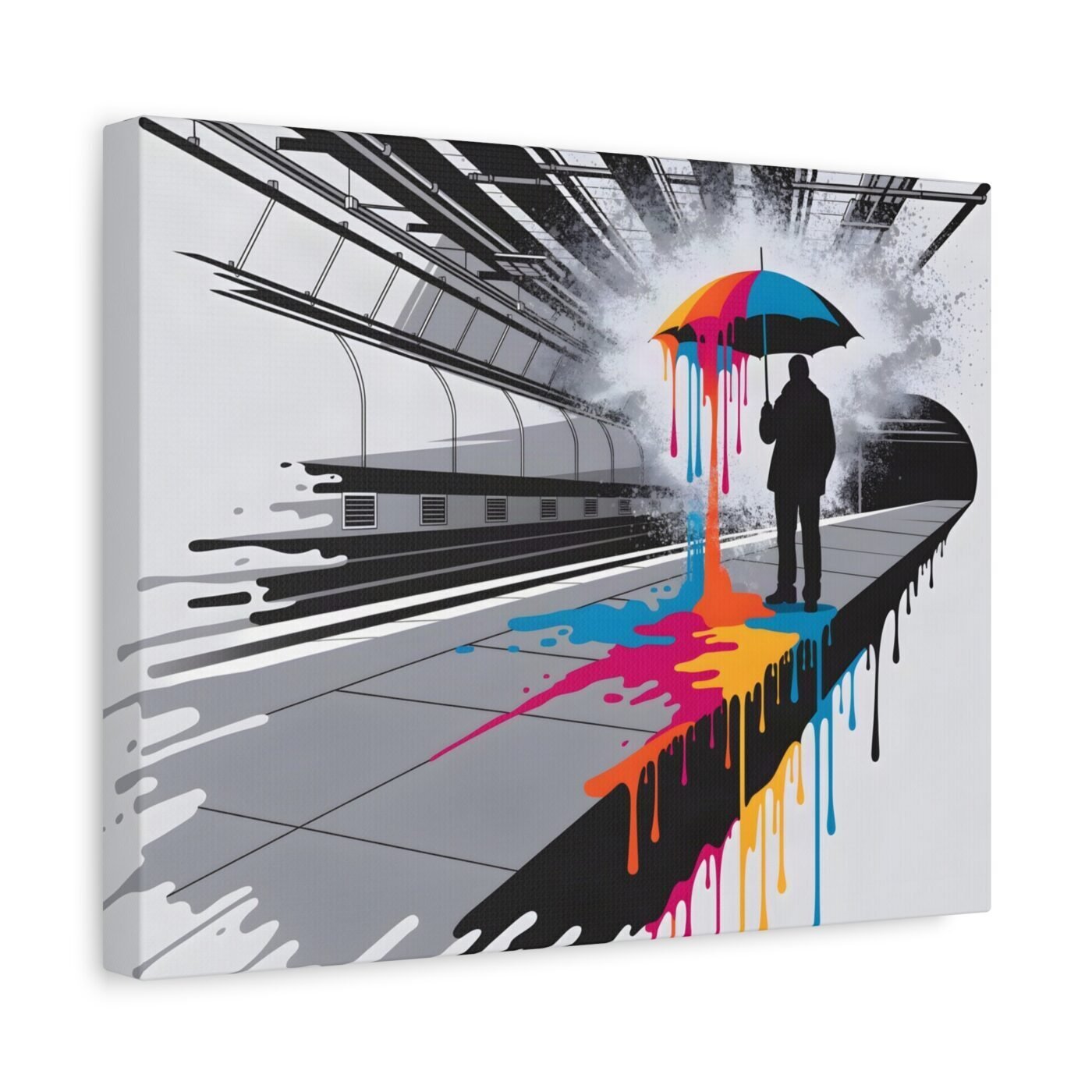 Waiting Through Weather: Why I Left the Platform Grey by Kai Reynolds, shown in a room