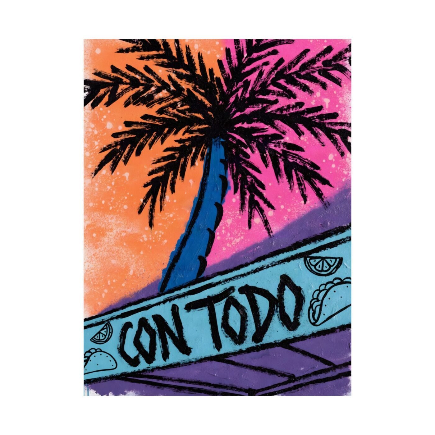 Order It All: Why I Put a Palm Tree on a Taco Shop by Chris Vega, shown in a room