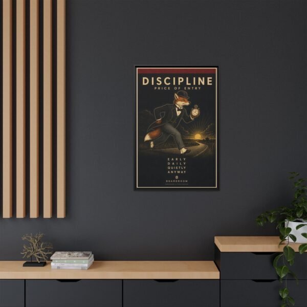 Discipline, Gold Edition | Printasso Originals