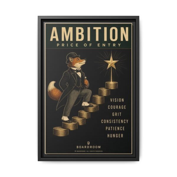 Ambition, Gold Edition | Printasso Originals