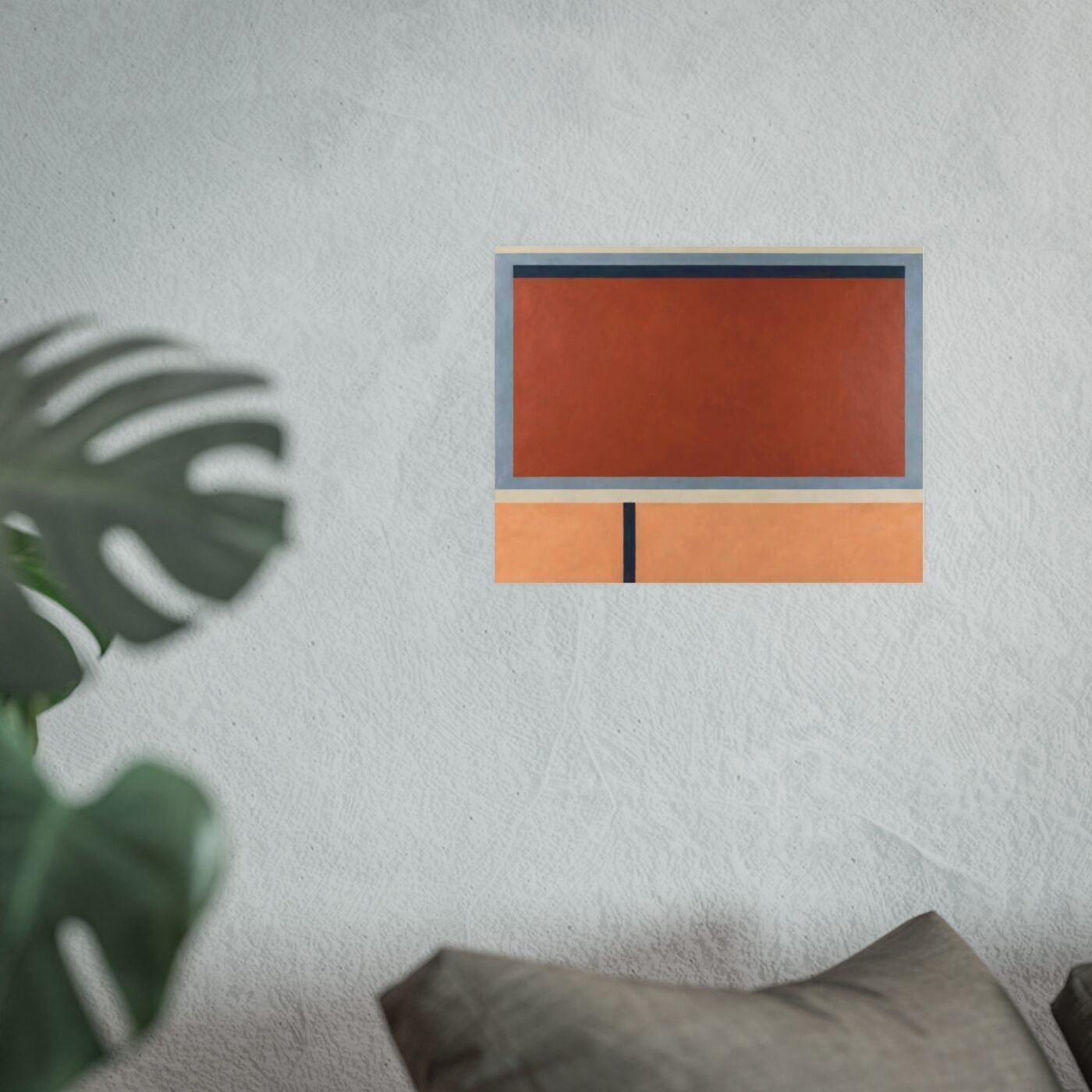 Ruled Without Remainder: why matte paper makes geometry land by Alex Ward, shown in a room