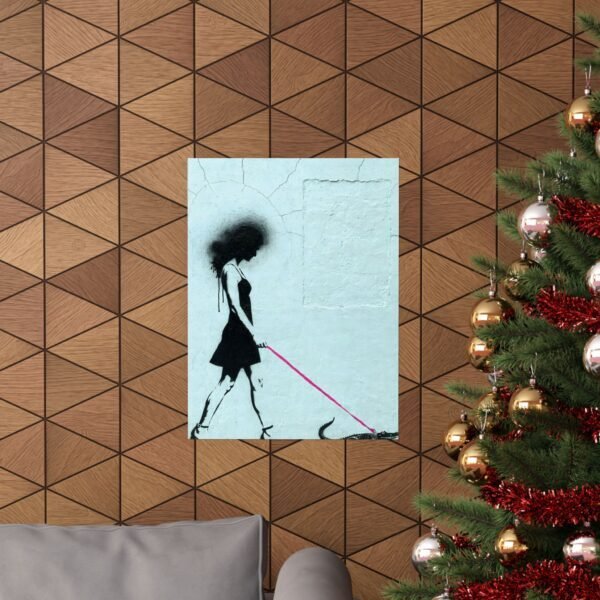Leash Pulling Fuchsia – Luna Vasquez | Fine Art Print