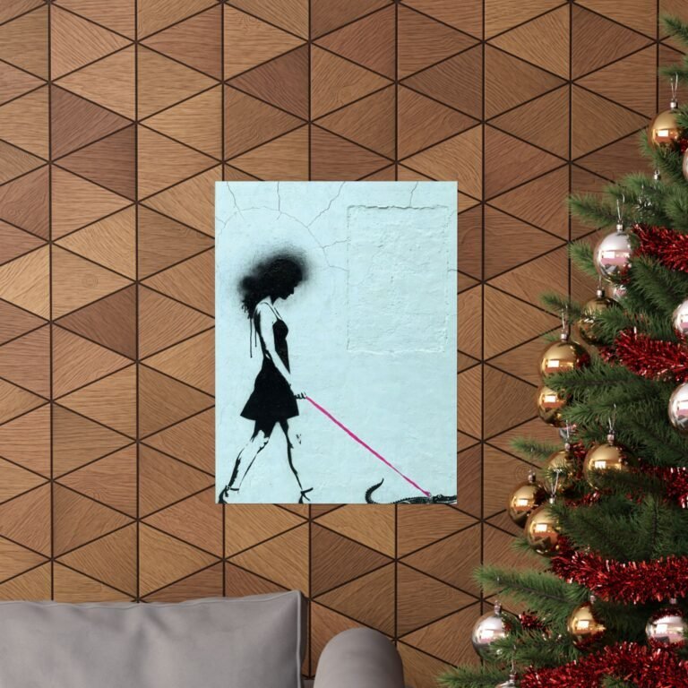 Leash Pulling Fuchsia – Luna Vasquez | Fine Art Print