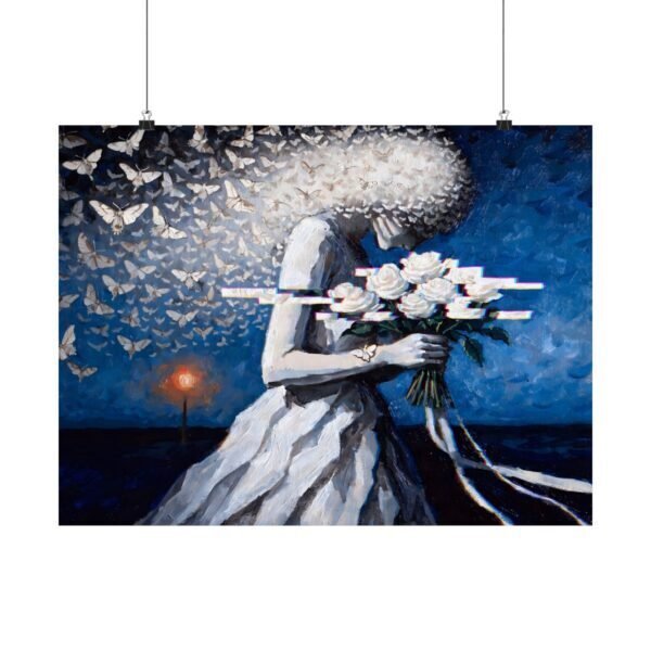Bouquet Dissolving Pixel – Zara Moon | Fine Art Print