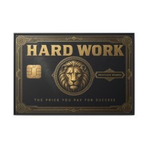 Hard Work Card