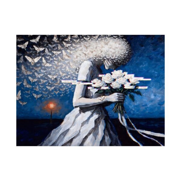Bouquet Dissolving Pixel – Zara Moon | Fine Art Print