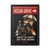 Ocean Drive Sign | Printasso Originals