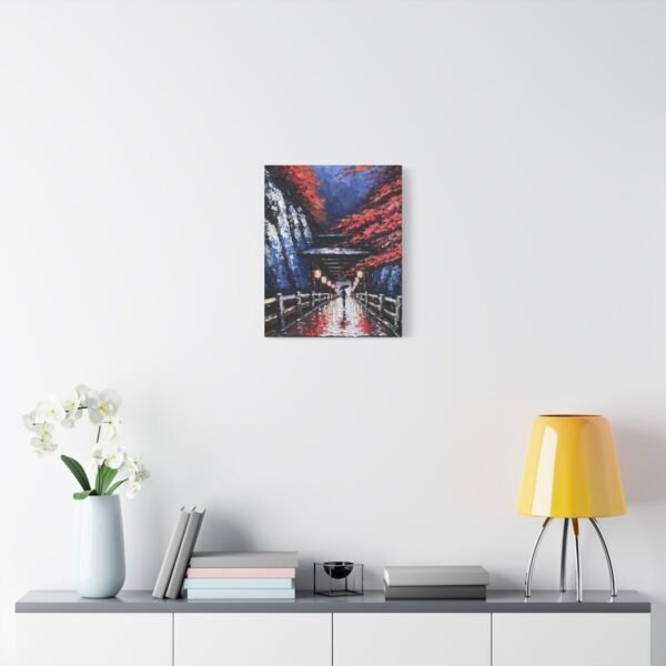 Bridge Suspended Scarlet – Yuki Tanaka | Fine Art Print