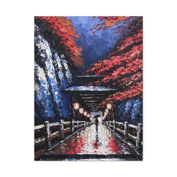 Bridge Suspended Scarlet – Yuki Tanaka | Fine Art Print