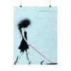 Leash Pulling Fuchsia – Luna Vasquez | Fine Art Print