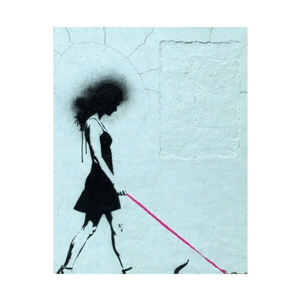 Leash Pulling Fuchsia – Luna Vasquez | Fine Art Print