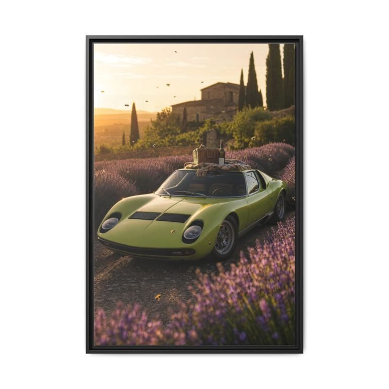 Lifestyle framed canvas wall art