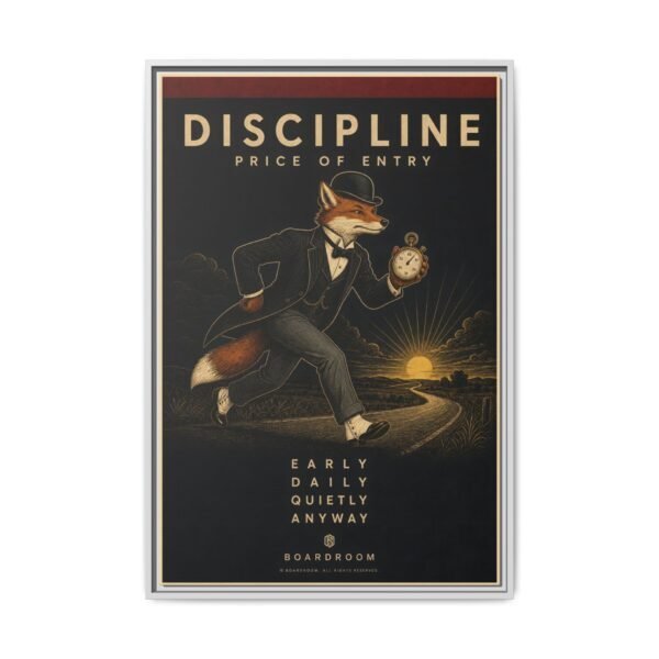 Discipline, Gold Edition | Printasso Originals