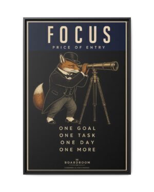 Focus, Gold Edition | Printasso Originals
