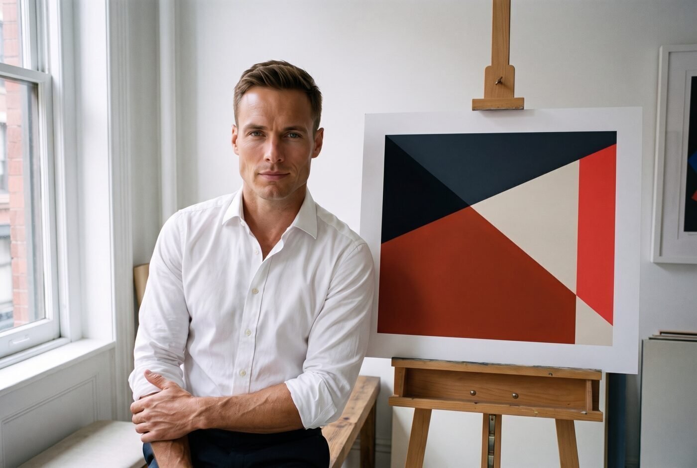 Alex Ward with Correct Without Revision in the studio