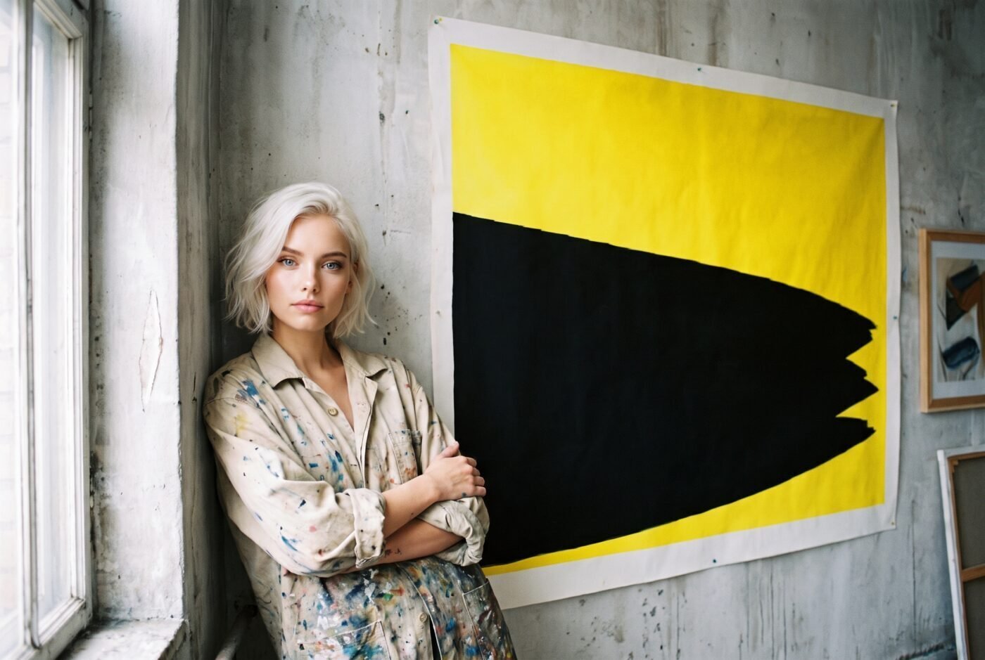 Anya Volkov with Strike Held Unbroken in the studio