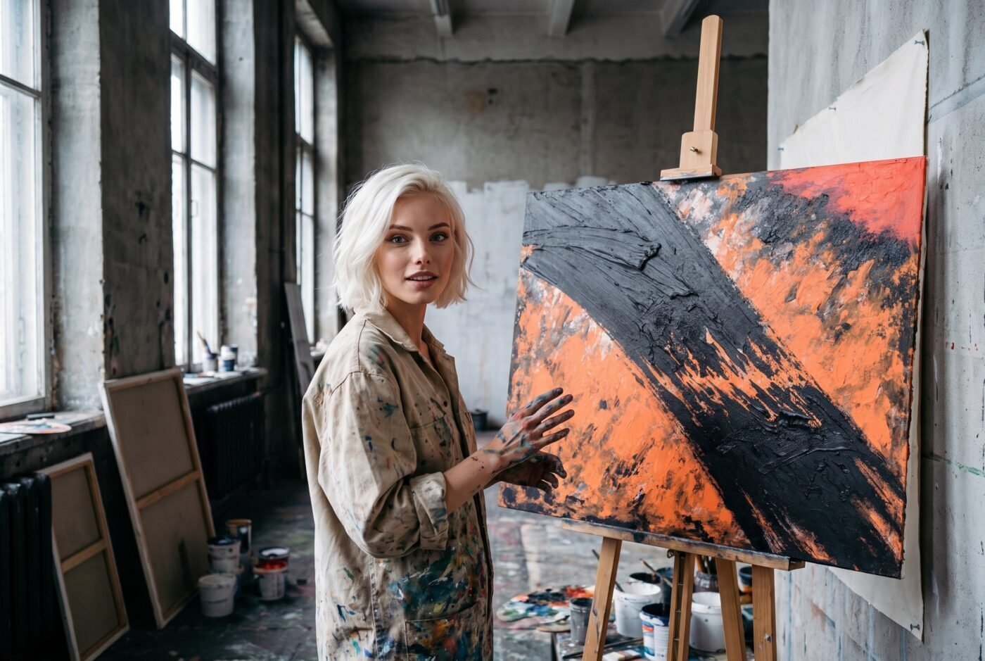 Anya Volkov with What You Meant to Say in the studio