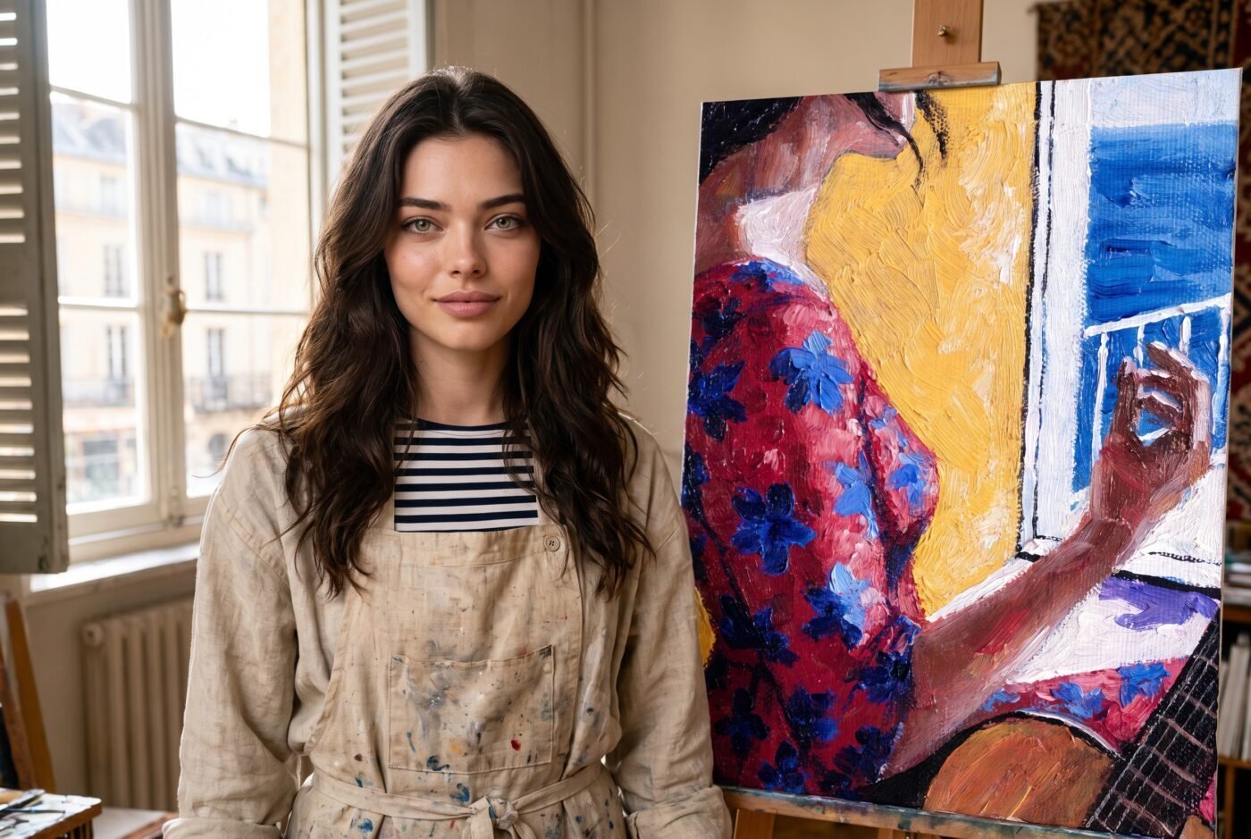 Isabelle Moreau with Chord Unresolved in the studio