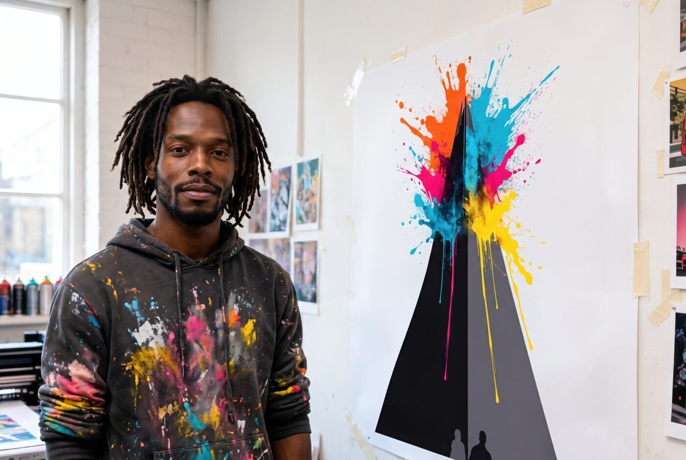 Kai Reynolds with Ascent Igniting Skyward in the studio