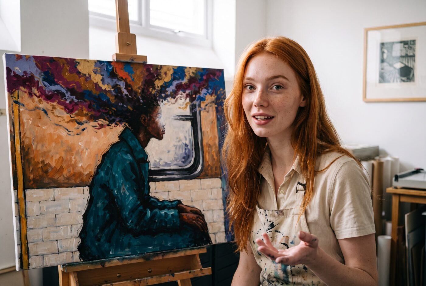 Ruby with Rush Hour Reverie in the studio