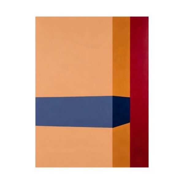 Carmine Anchors Ochre – Alex Ward | Fine Art Print