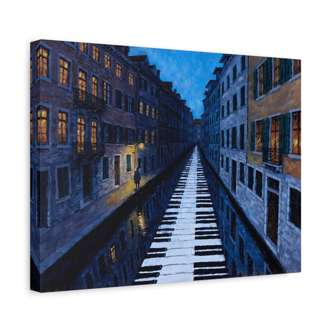 Keys Below the Water: the keyboard you find on the third look by Carmen Delacroix, shown in a room