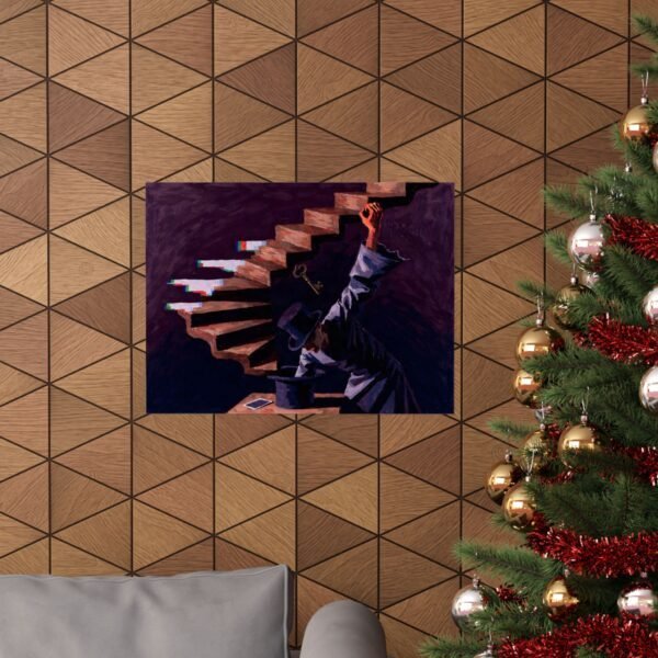 Stairs Escaping Velvet – Zara Moon | Fine Art Print