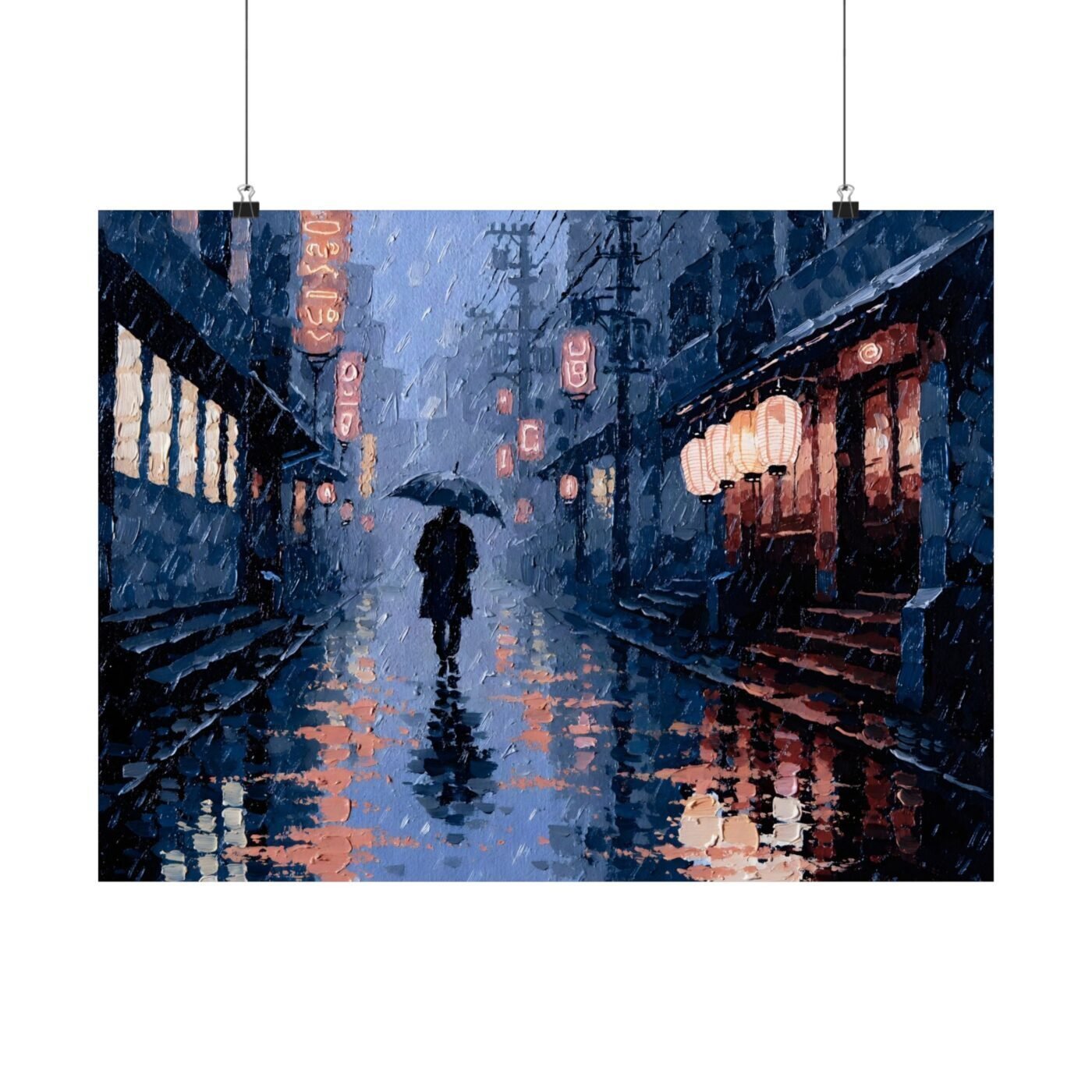 Neon Pooling Quiet by Yuki Tanaka