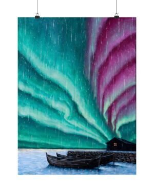 Anchor Held Through Snowfall – Sofia Larsson | Fine Art Print
