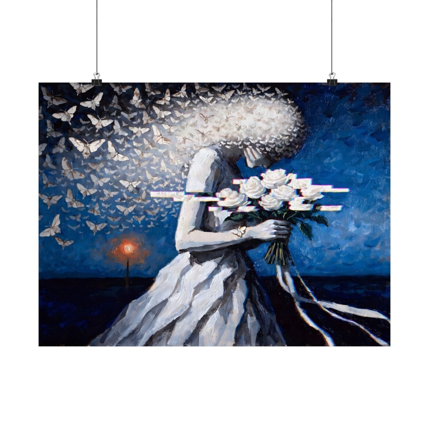 Bouquet Dissolving Pixel by Zara Moon