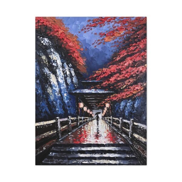 Bridge Suspended Scarlet – Yuki Tanaka | Fine Art Print