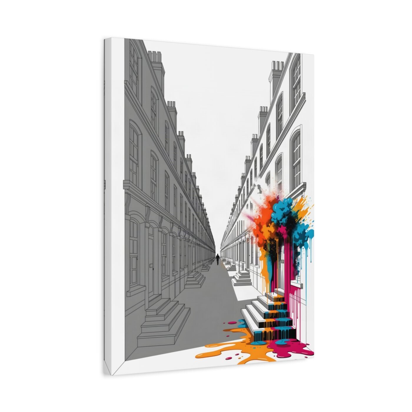 Number Seventeen Erupting: One Door Does All the Talking by Kai Reynolds, shown in a room