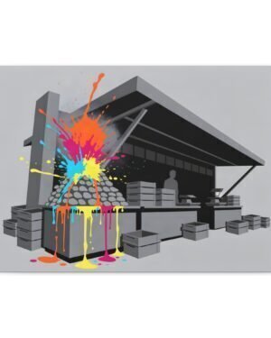 Pyramids Pouring Mango – Kai Reynolds | Fine Art Print