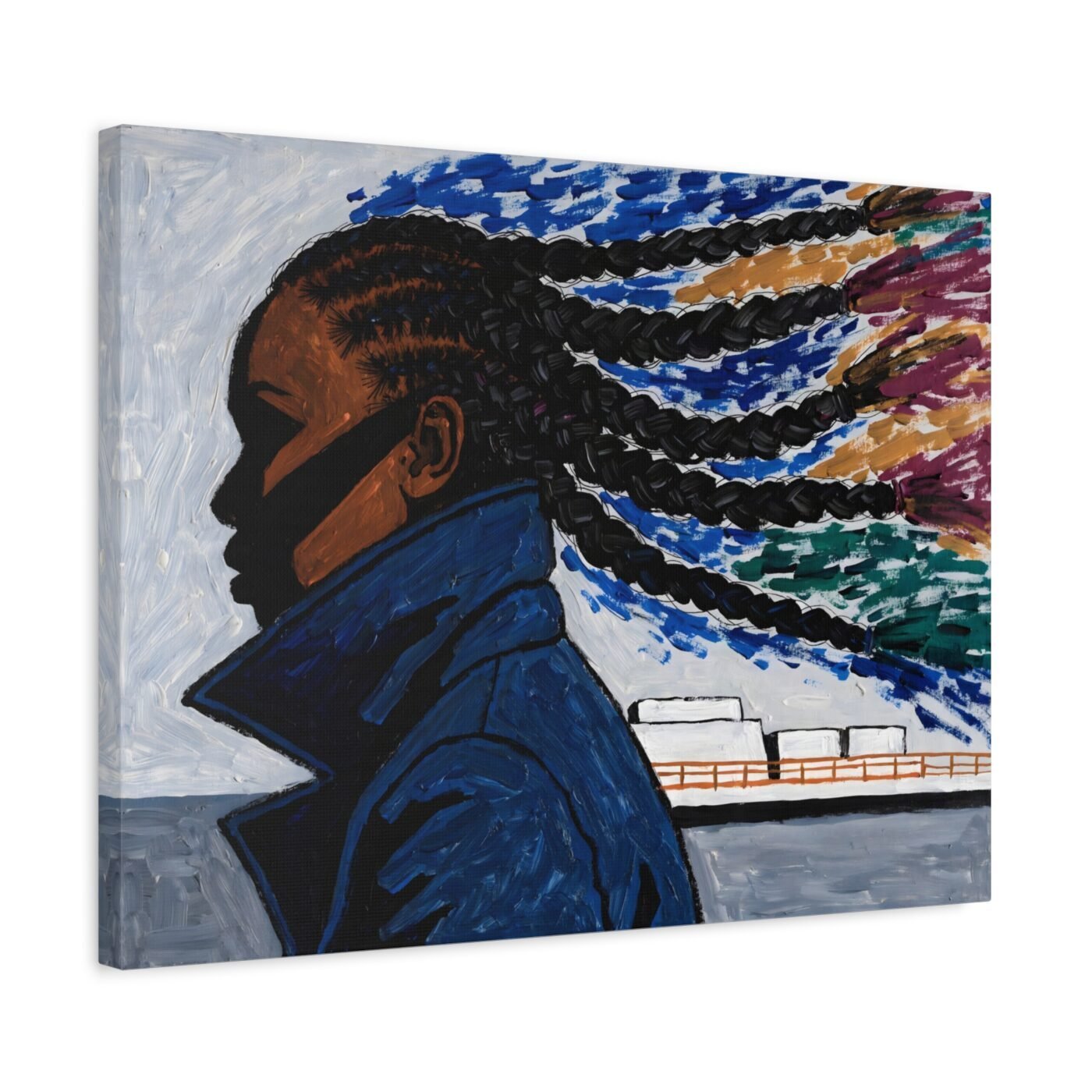 Wind Pulling Everything East: Priced Like She Means It by Naomi Brooks, shown in a room