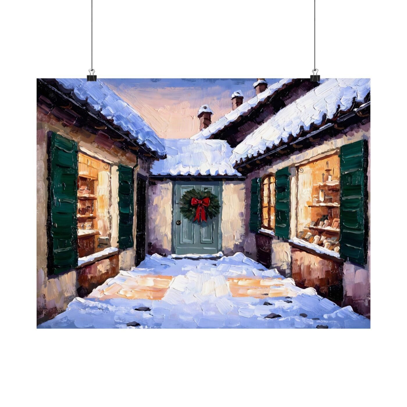 Wreath Above the Cobbles by Marco Bellini